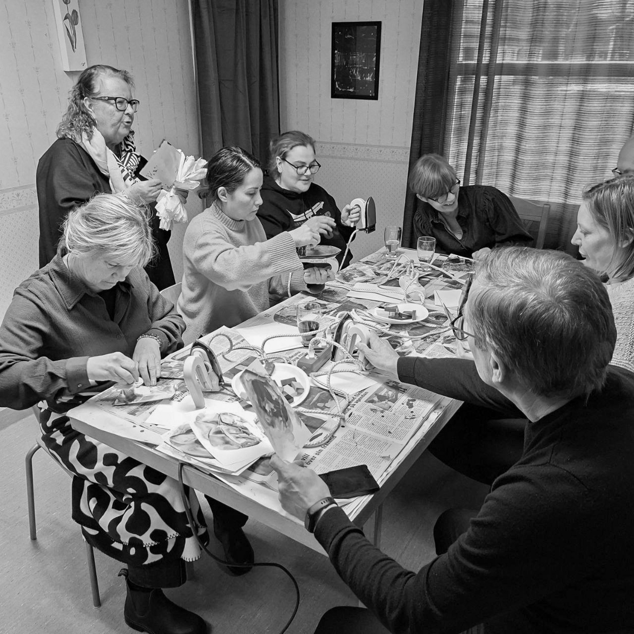Workshop med encaustic art
